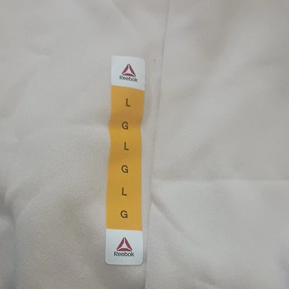 Reebok Woman's Cream and Black Crewneck Sweatshirts NWT Size L - Picture 6 of 10